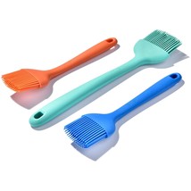 Angled Silicone Pastry Brush: 600f Heat Resistant Kitchen Basting Cooking Baking - £26.88 GBP
