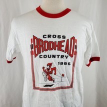 Vintage Cardinals Cross Country 1985 Ringer T-Shirt XL 50/50 Hanes Deadstock USA - $44.99