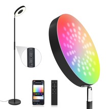Rgb Floor Lamp For Living Room, 2000Lm Remote Control Standing Lamp For Gaming R - £73.53 GBP