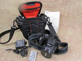 Nikon Coolpix P510 16.1MP Digital Camera 4GB Memory Manual, extra batter... - $131.52