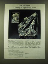 1990 Franklin Mint Ad - Crystal Caper by James Carpenter - $18.49