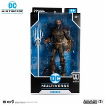 DC Multiverse -  Justice League AQUAMAN Action Figure by McFarlane Toys - £23.70 GBP