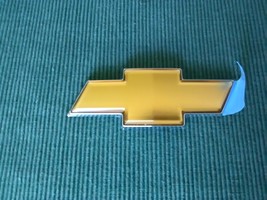 Chevrolet bowtie gold and chrome emblem new OEM - £18.74 GBP