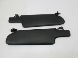 1978-1986 Porsche 928 S #1054 Black Leather Stitched Front Sunvisor Pair - £79.12 GBP