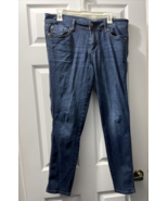 Seven 7 Blue Jeans  Dark Wash  Skinny Jeans Women&#39;s Size 12 - £14.53 GBP