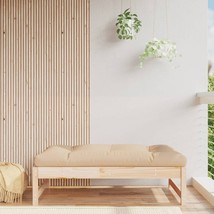 Garden Footstool Natural Pine Solid Pine Wood - $176.49