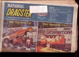 National DRAGSTER-NHRA-04/5/85-KOOP CAMARO-BATON ROUGE- Vg - £23.58 GBP