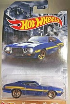 2019 Hot Wheels Walmart American Steel 6/10 &#39;72 Ford Gran Torino Sport Blue w5Sp - £7.47 GBP