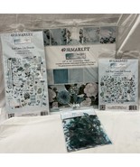 49 &amp; Market Color Swatch Teal 4 Pcs Laser Cuts 10 Papers  74 Acetate Min... - $65.57 CAD