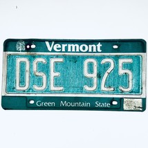  United States Vermont Green Mountain Passenger License Plate DSE 925 - $336.54 MXN