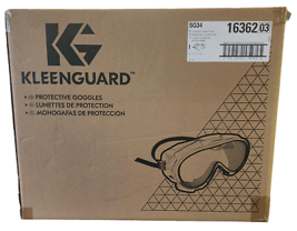 KleenGuard SG34 Goggles. Clear Lenses, Green Frames. 50/Case. Kimberly-Clark - £52.58 GBP