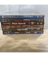 Clint Eastwood DVD lot of 7 Pre-owned Movies Westerns Action Fistful, Pa... - £10.98 GBP