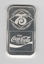 Federal Coca-Cola Bottling Company of Columbus GA 75 Years 999 Silver Coin Ingot - $74.25