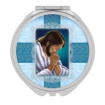 Jesus Gethsemane : Gift Compact Mirror Catholic Religious Prayer Praying - £10.38 GBP