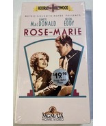 Rose-Marie (VHS 1988) Jeanette MacDonald Nelson Eddy B&amp;W 1936 NEW SEALED - £6.69 GBP