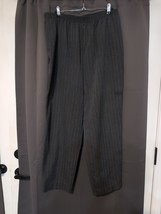 KR Essentials Women’s Gray Striped  Career dress Pants Size 16 - $11.88