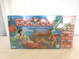 Hasbro Gaming  Disney Pixar Edition Monopoly w/ bonus Buzz &amp; Woody NIP VHTF - £37.05 GBP