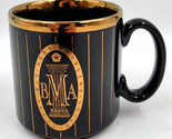 Beautiful BMA Black &amp; Gold Striped Mug Coffee Cup Made in England TAMS U... - $12.00