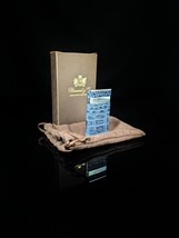 Brizard Sottile Blue  Indigo Croco Pattern Pocket Lighter NIB - $195.00