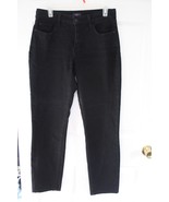 NYDJ 8 Alina Black Slim Skinny Legging Cotton Stretch Jeans Pants USA - £19.42 GBP