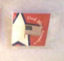 Set of 3 patriotic AMERICAN FLAG lapel pins / tie tacks - £3.19 GBP