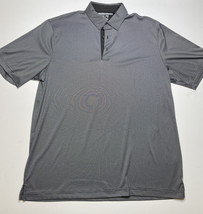 EUC Men’s Greg Norman Short Sleeve Polo Shirt Size L Dark Gray - £9.53 GBP