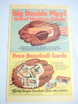 1978 Color Ad Hostess Cakes and Baseball Cards Nolan Ryan, Rod Carew - $7.99
