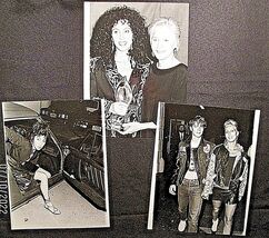 CHER: (ORIGINAL VINTAGE PAPARAZZI PHOTO LOT) CLASSIC CHER IN HER MANY FA... - $158.40