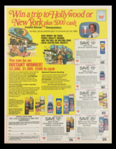 1985 Easter Seals Hollywood or New York Sweepstake Circular Coupon Adver... - $18.95