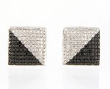 3/4&quot; Unisex Earrings 18kt White Gold 366278 - £1,495.77 GBP