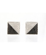 3/4&quot; Unisex Earrings 18kt White Gold 366278 - £1,500.36 GBP