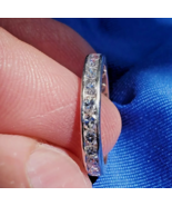 Earth mined Diamond Eternity Wedding Band Deco Style Anniversary Ring Si... - $64,967.97 MXN