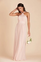 Birdy Grey KIKO DRESS MESH PALE BLUSH SMALL NEW NWT BRIDESMAID WEDDING - $671.54 MXN