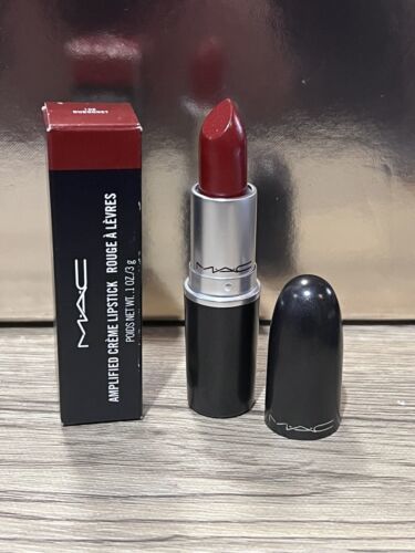 Primary image for MAC Lipstick Amplified Creme Dubonnet 108 NEW In  BOX  Full Size
