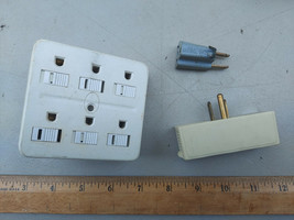 21SS73 ELECTRICAL ADAPTERS: NON-GROUNDING, TRIPLE TAP, HEX TAP, GOOD CON... - $5.82