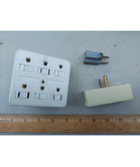 21SS73 ELECTRICAL ADAPTERS: NON-GROUNDING, TRIPLE TAP, HEX TAP, GOOD CON... - $5.82