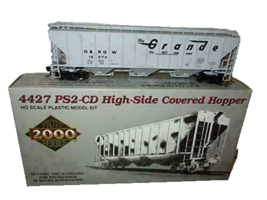 Lifelike HO Scale 4427 PS2 High Side Covered Hopper Train Car N &amp; W Grande - £66.55 GBP
