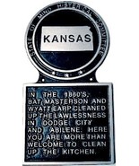 Kansas State Marker, Kansas State Plaque, Metal Plaque, Hand Painted - £36.02 GBP