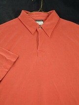Columbia Sportswear XCO Men Burnt Orange Golf Polo Shirt Size L - £6.31 GBP