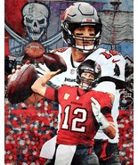 Tom Brady Tampa Bay Buccaneers NFL Football Bucs Quarterback Art Print 1WC2 - $24.99+