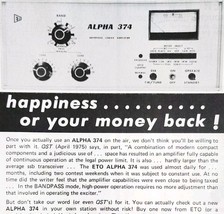 1975 Ehrhorn Tech Alpha 374 Bandpass Amplifier Advertisement Electronics... - $24.99