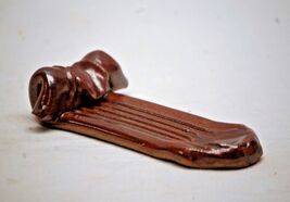 Stoneware Art Pottery Brown Incense Burner Tray Earthtones - $14.84