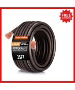 Durable 4 AWG Power Wire - 25ft Copper-Clad Aluminum with Flexible PVC J... - $668.33 MXN