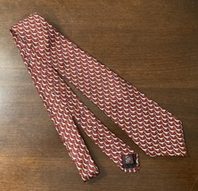 Brooks Brothers Makers Silk Tie Red Performing Seal Ball Short - £9.03 GBP