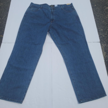 Red Head Mens Relaxed Fit Denim Blue Jeans 42 x 32 New With Tags Stain on Leg - £15.97 GBP