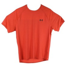 Mens Orange UNDER ARMOUR Loose TECH Tee Athletic Shirt Workout Size Medium - $21.04