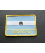 ARGENTINA INTERNATIONAL WORLD FLAG EMBROIDERED PATCH 2.25 X 3.2 INCHES - £4.21 GBP