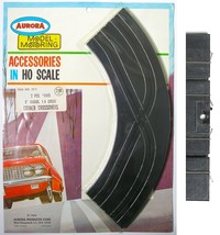 2pc 1963 Aurora Ho Slot Car 1/4 9" Corner Criss Cross Crossovers Curve #1213 Moc - $11.99