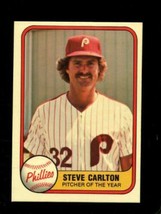 1981 FLEER #6 STEVE CARLTON EXMT PHILLIES HOF *X82466 - $2.44