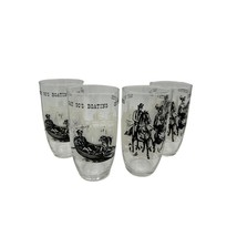 Mid Century Modern Gay 90s Nineties Federal Glass Tumbler Collins Boatin... - $480.03 MXN